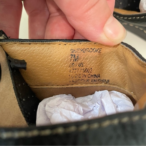 Vintage Y2K Black Chunky Leather Platform Mules By Dec Classic Size 7 - Picture 7 of 8